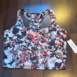 Calvin Klein Multicolor Abstract Sports Bra